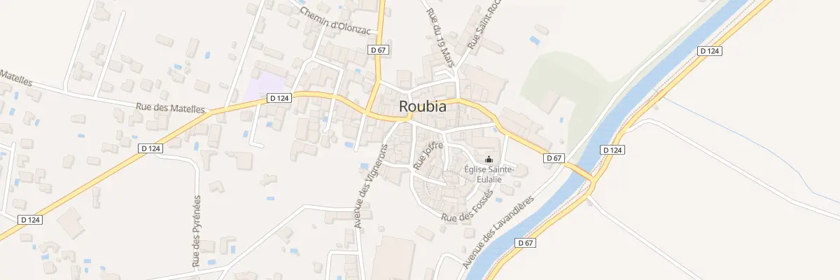 Plan du 6 Rue Joffre à Roubia