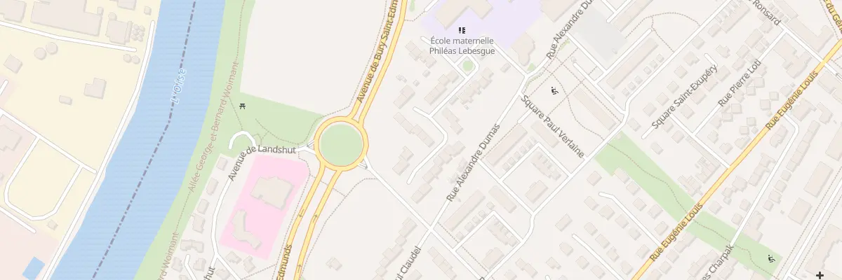 Plan du 23 Sq Lamartine à Compiègne