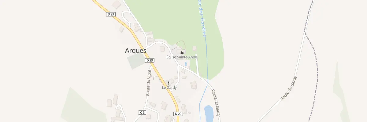 Plan du 5002 Arques à Arques