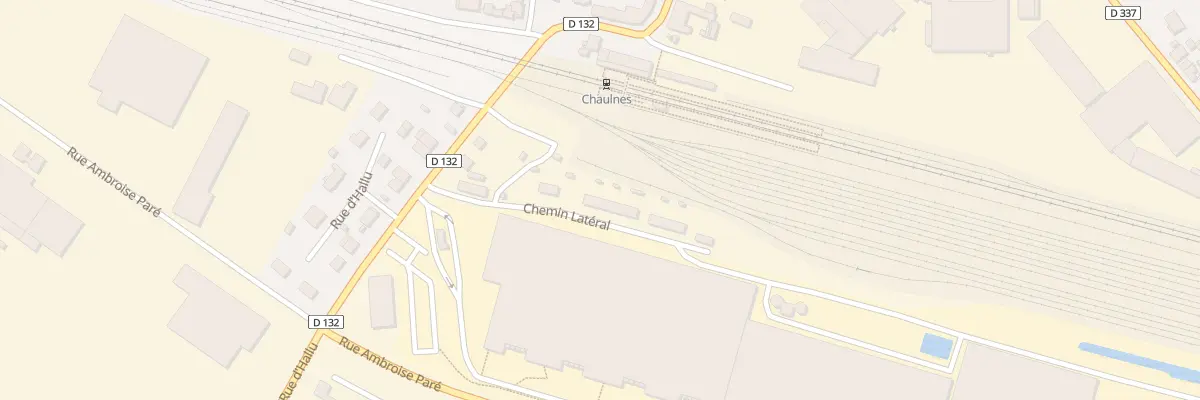 Plan du 8 Che Latéral à Chaulnes
