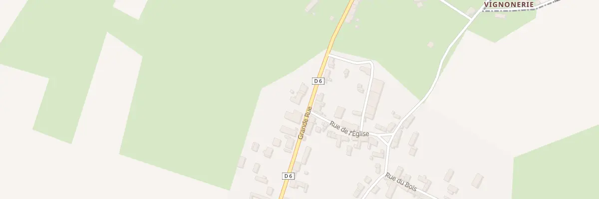 Plan du 8 Gr Grande Rue à Flavigny