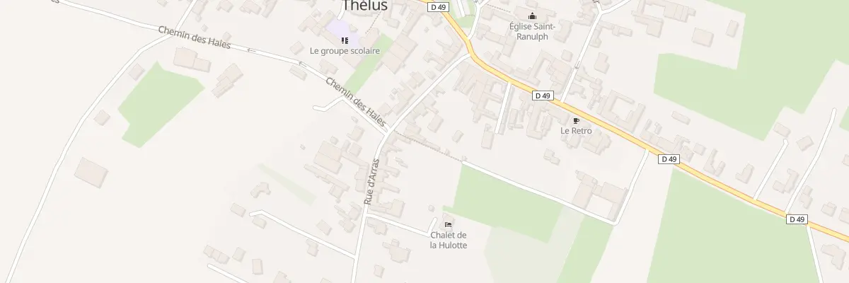 Plan du 7 Rue d’Arras à Thélus