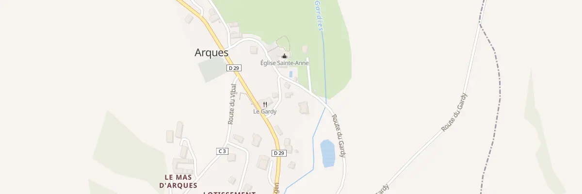 Plan du 5003 Arques à Arques