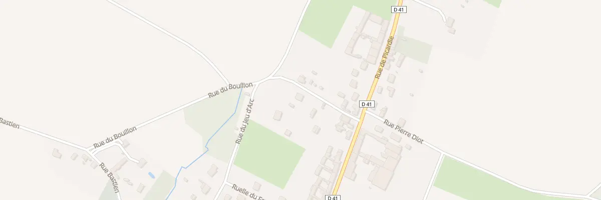 Plan du 83 Rue du Bouillon à Canny-sur-Matz