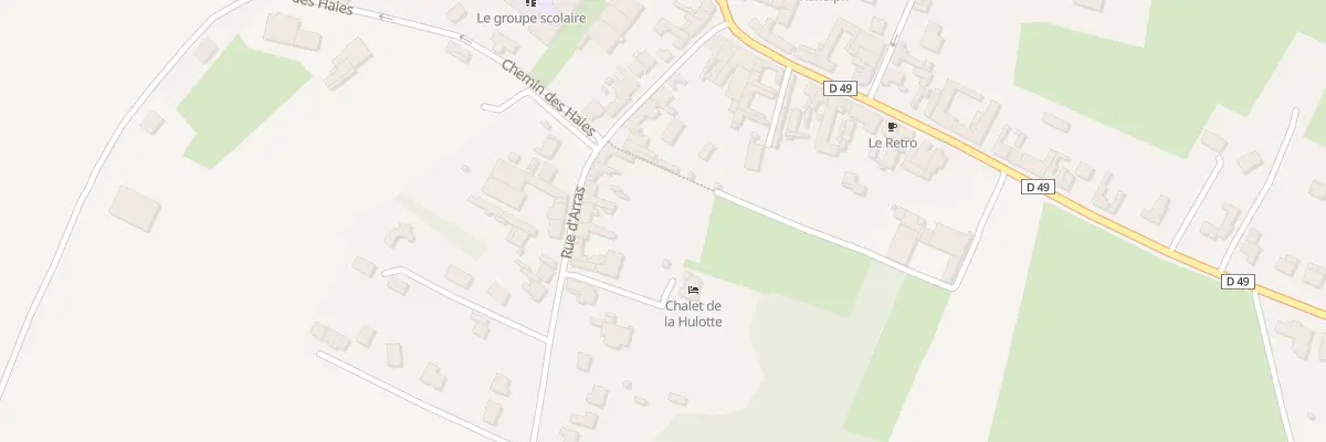 Plan du 13 Rue d’Arras à Thélus