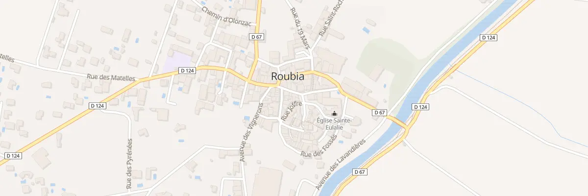 Plan du 2 Pl du Cadran Solaire à Roubia