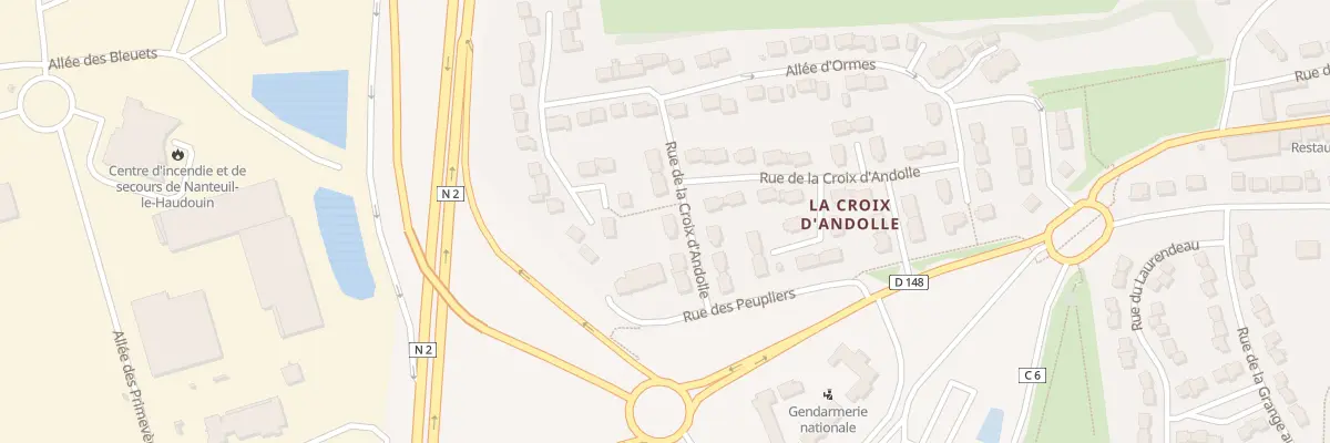 Plan du 23 Rue de la Croix d’Andolle à Nanteuil-le-Haudouin