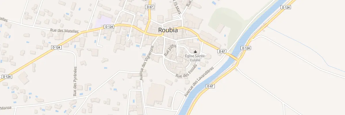 Plan du 4 Rue des Androunes à Roubia