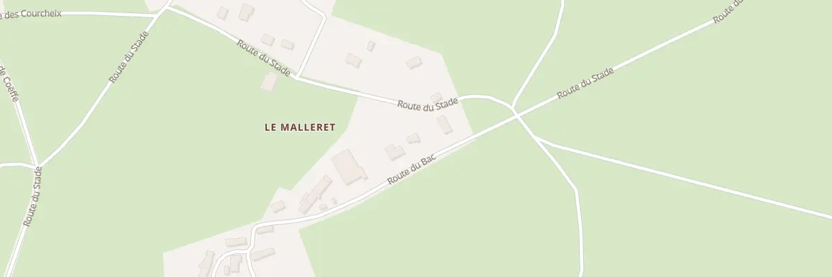Plan du 5086 Le Malleret à Montfermy