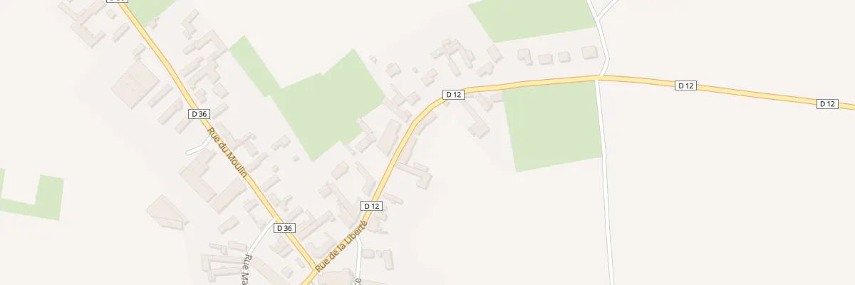Plan du 7 Rue de la Liberté à Hamelincourt