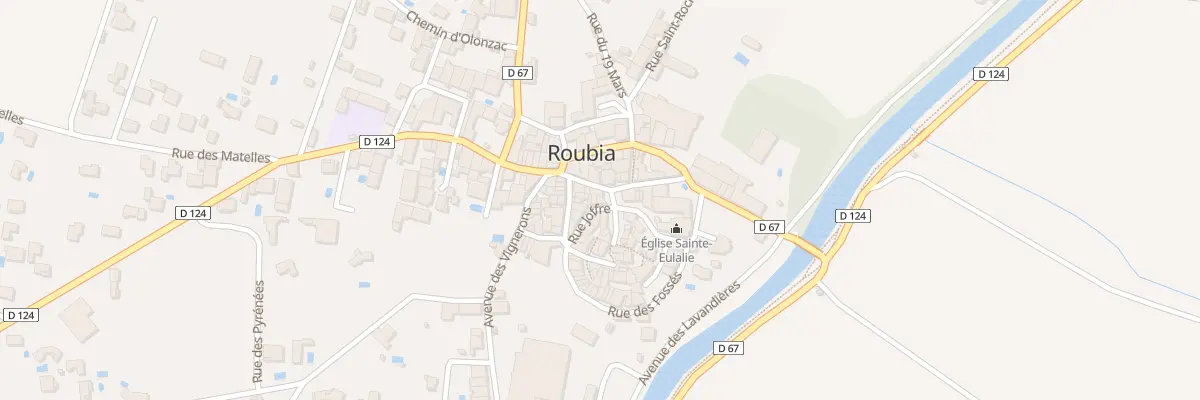 Plan du 2 Rue Joffre à Roubia