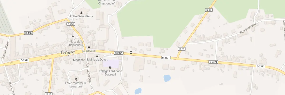 Plan du 5 Rue Victor Hugo à Doyet