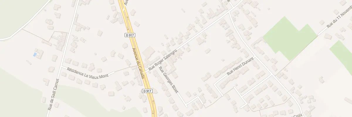 Plan du 10 Rue Roger Salengro à Vimy