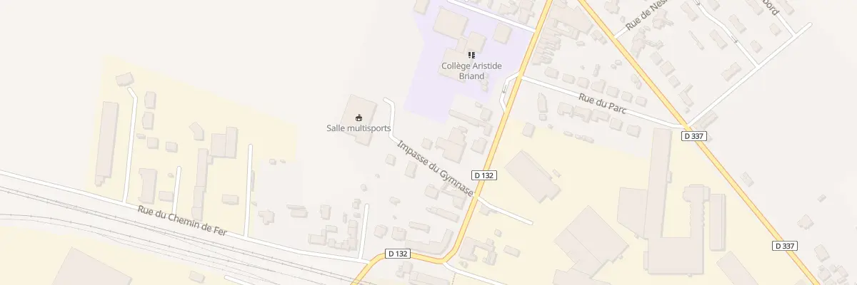 Plan du 2 Imp du Gymnase à Chaulnes