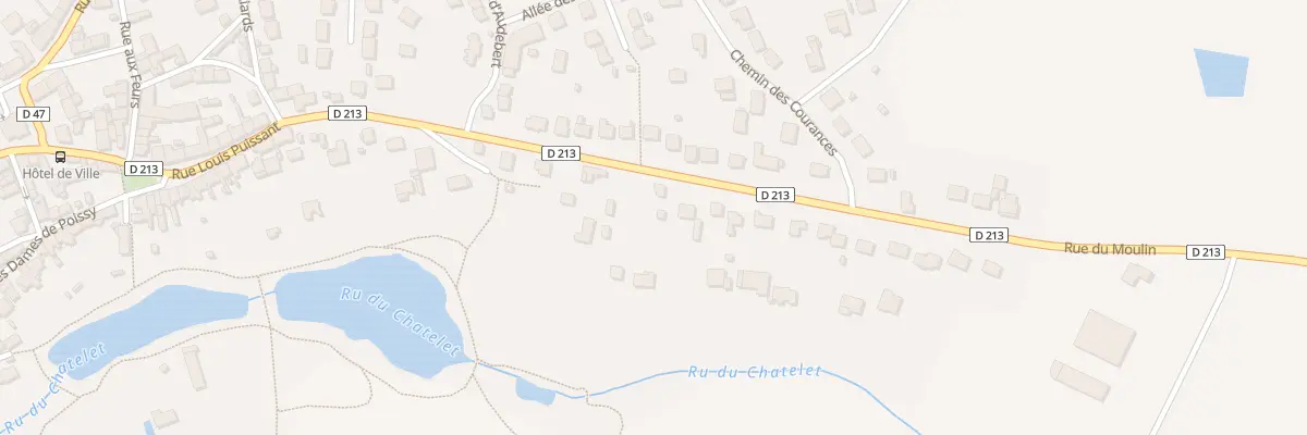 Plan du 16 Rue du Moulin au Châtelet-en-Brie