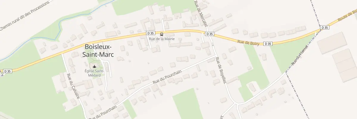Plan du 21 Rue du Pourchain à Boisleux-Saint-Marc