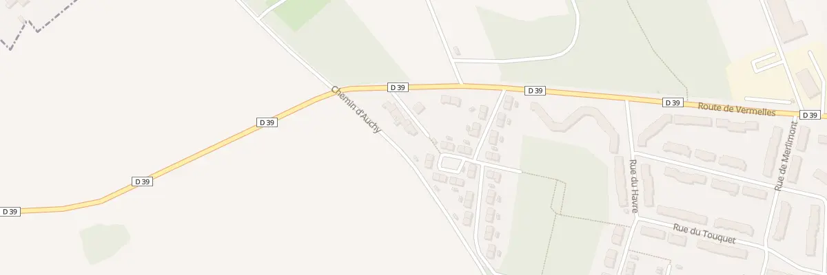 Plan du 8 Rue Hennequeville à Hulluch