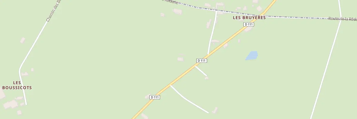 Plan du 1341 Rte des Bruyères d’Isle à Isle-et-Bardais