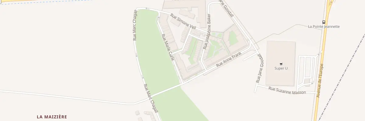 Plan du 3 Rue Anne Franck à Coupvray