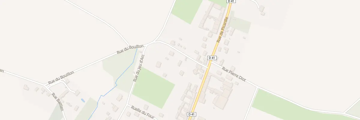 Plan du 83A Rue du Bouillon à Canny-sur-Matz