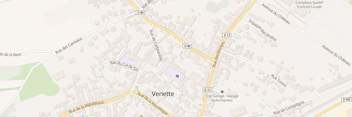 Plan du 132 Rue de Corbeaulieu à Venette