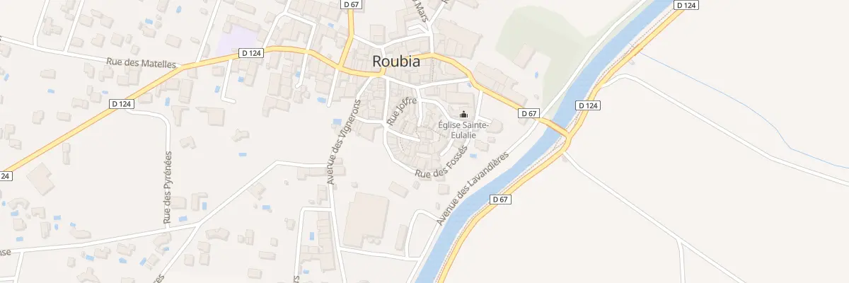 Plan du 6 Rue des Remparts à Roubia