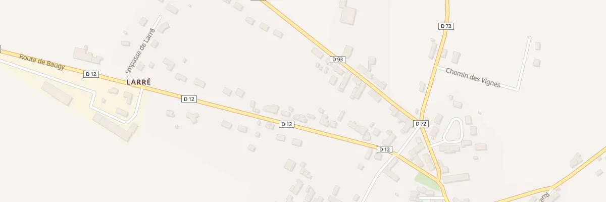 Plan du 18 Rte de Baugy à Villequiers