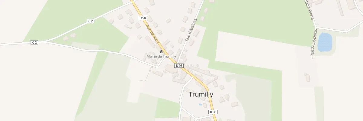Plan du 14 Rue de Néry à Trumilly