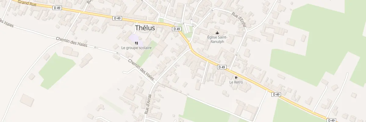 Plan du 2 Rue de Bailleul à Thélus