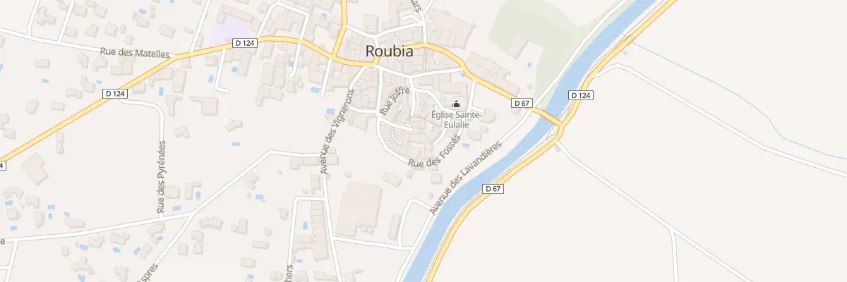 Plan du 12 Rue des Remparts à Roubia