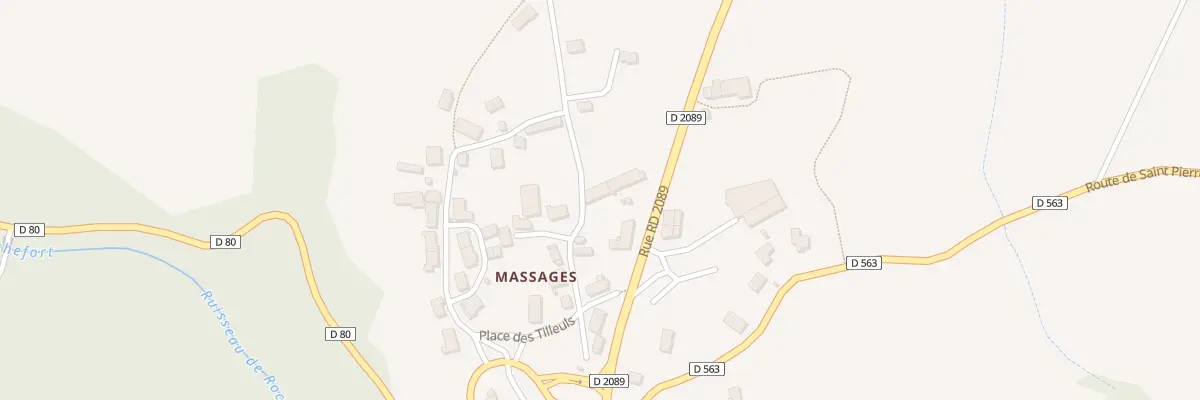 Plan du 2 Rue du Puy du Soud Massages à Saint-Pierre-Roche