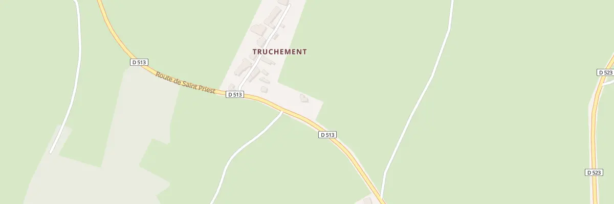 Plan du 5010 Truchement à Sauret-Besserve