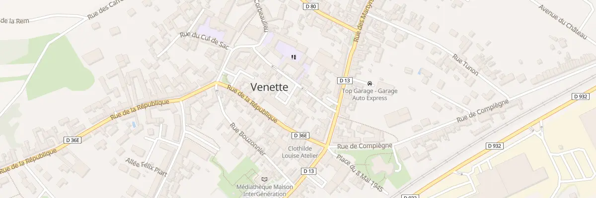 Plan du 57 Rue du Prêtre à Venette