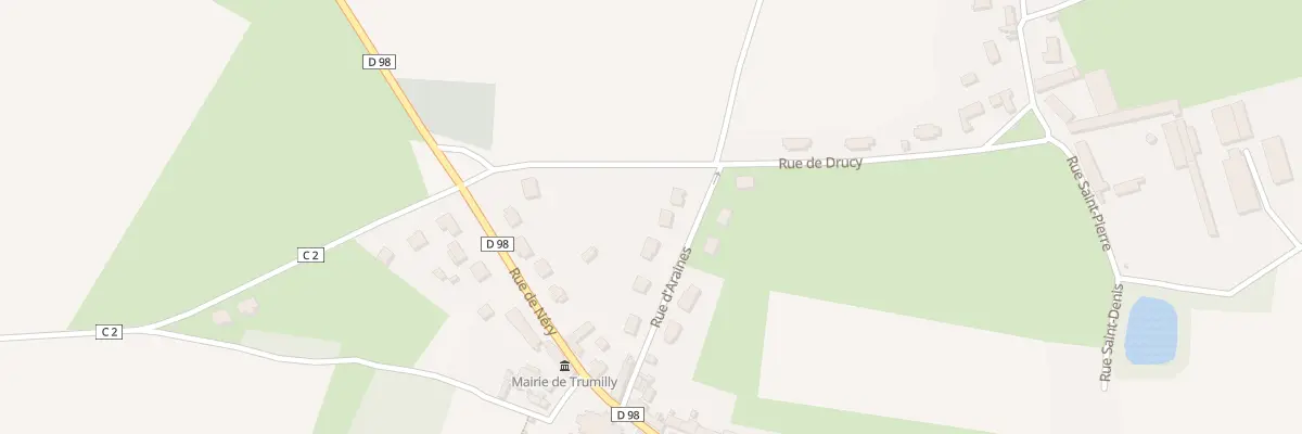 Plan du 137 Rue d’Araines à Trumilly