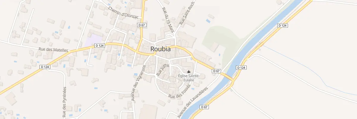 Plan du 2 Rue du Cers à Roubia