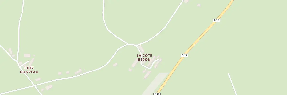 Plan du 5395 La Cote Bidon à Montaigut-en-Combraille