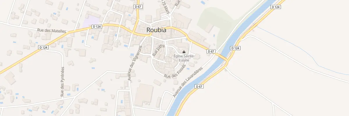 Plan du 5 Rue des Remparts à Roubia