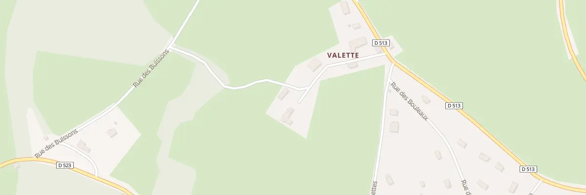 Plan du 5014 Valette à Sauret-Besserve