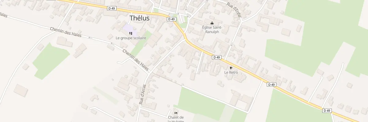 Plan du 6 Rue de Bailleul à Thélus