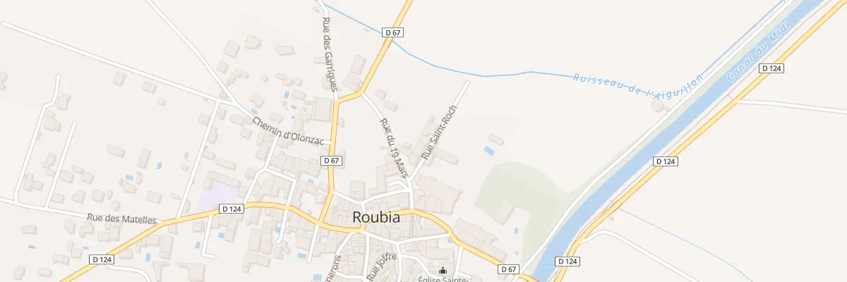 Plan du 5 Rue Saint-roch à Roubia