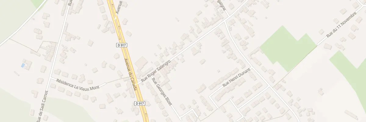 Plan du 2B Rue Roger Salengro à Vimy
