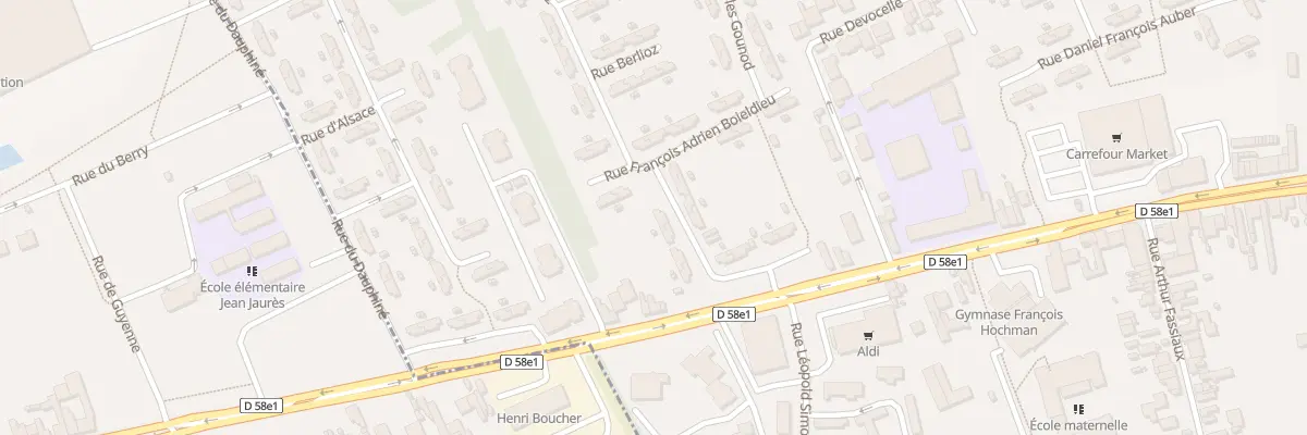 Plan du 7 Rue Maurice Ravel à Lens