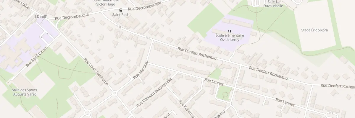 Plan du 34 Rue Denfert Rochereau à Loos-en-Gohelle