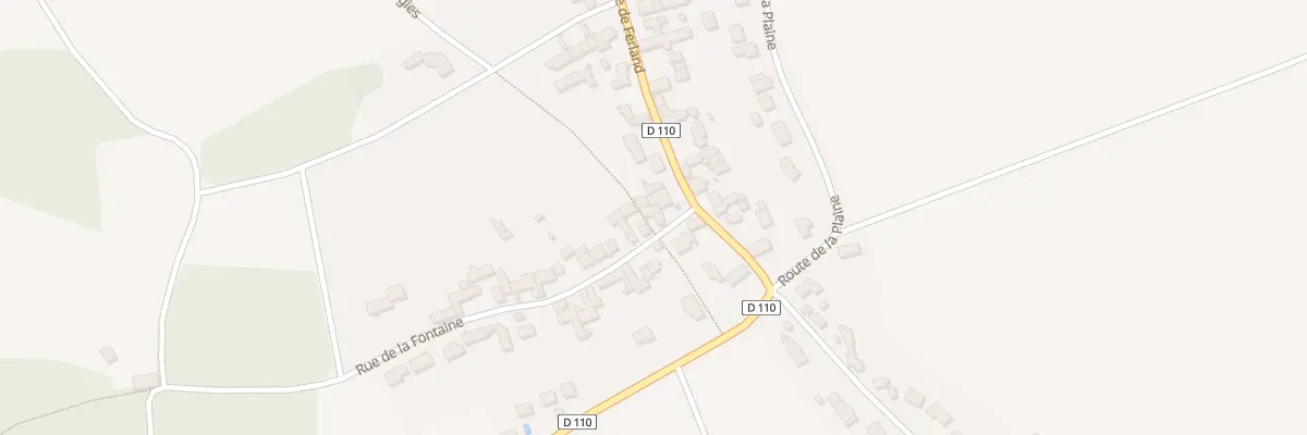 Plan du 4 Rue de la Fontaine à Féricy