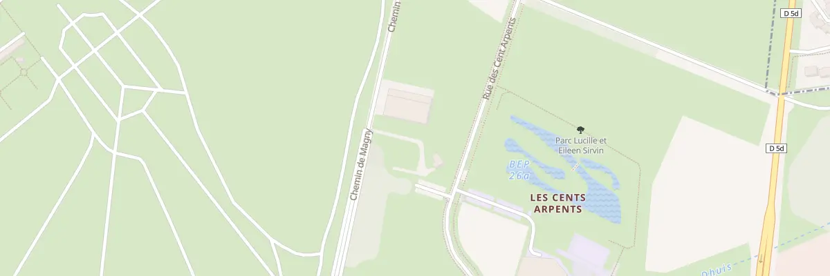 Plan du 9002 La Piece des Cent Arpents à Coupvray