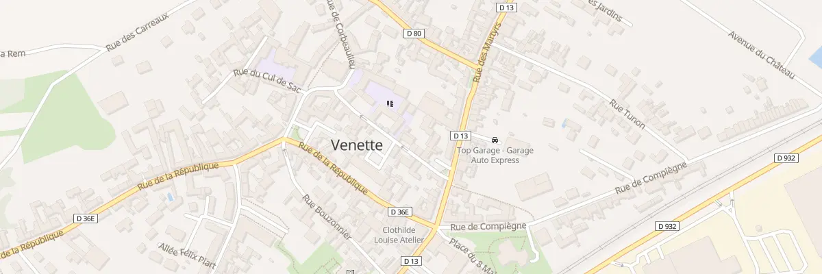 Plan du 56 Rue du Prêtre à Venette