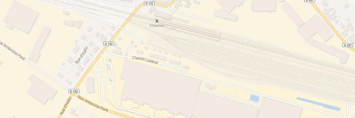 Plan du 22 Che Latéral à Chaulnes