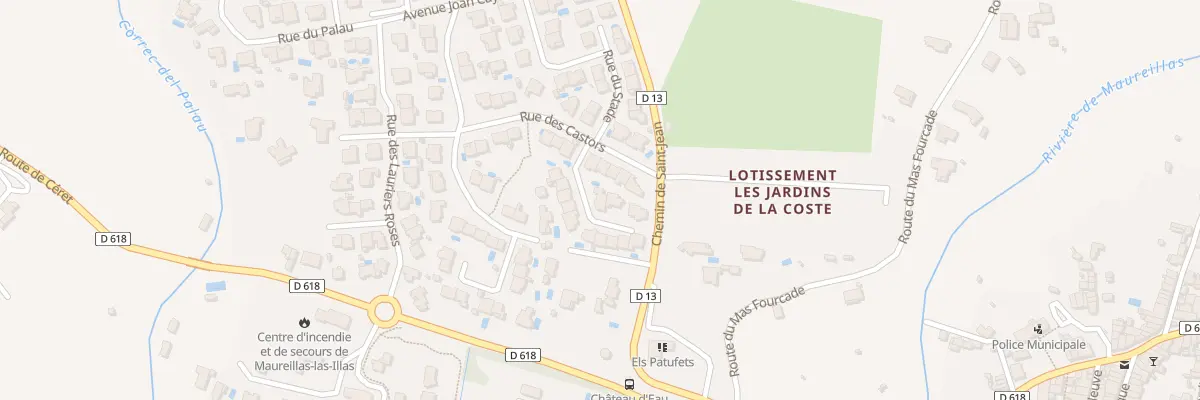 Plan du 13 Imp des Ecureuils à Maureillas-las-Illas