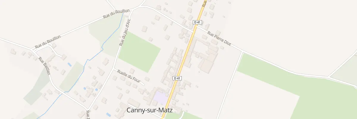 Plan du 496 Rue de Picardie à Canny-sur-Matz
