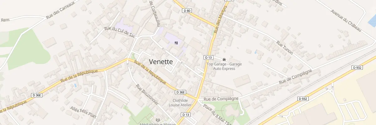 Plan du 50 Rue du Prêtre à Venette